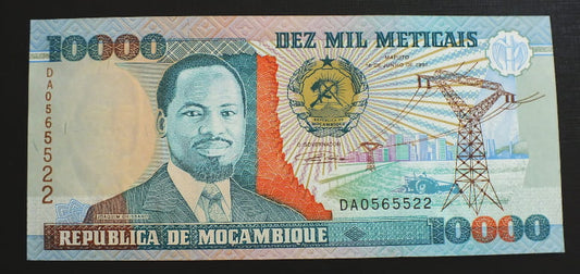 10000 Meticais - Mozambik