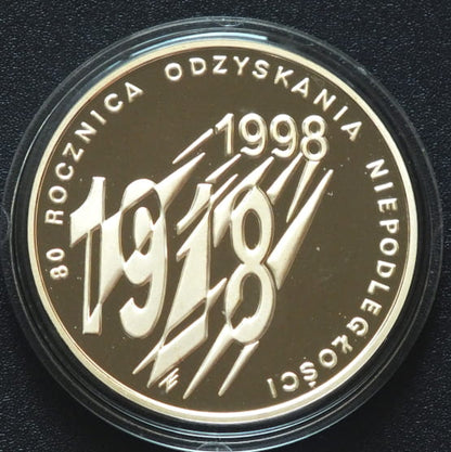 10 zł 80. Rocznica Odzyskania Niepodległości