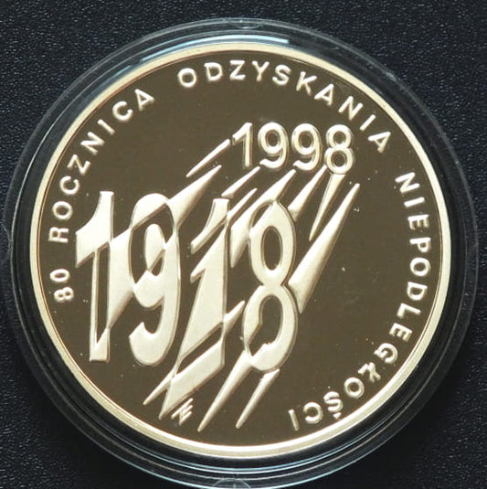 10 zł 80. Rocznica Odzyskania Niepodległości