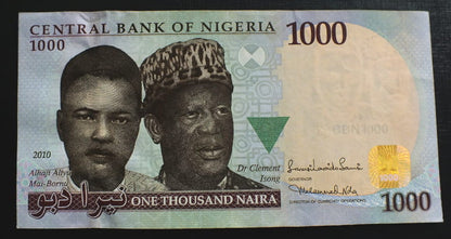 1000 Naira - NIGERIA