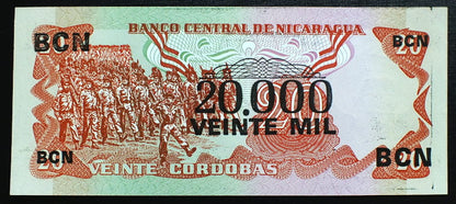 20000 Cordobas - Nikaragua 1987 r.