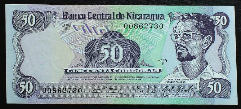 50 Cordobas - Nikaragua 1979 r.
