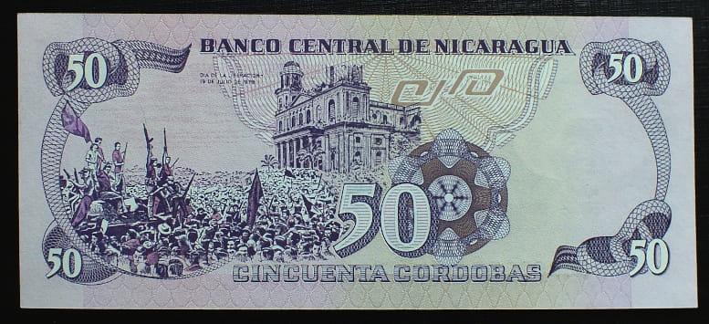 50 Cordobas - Nikaragua 1979 r.