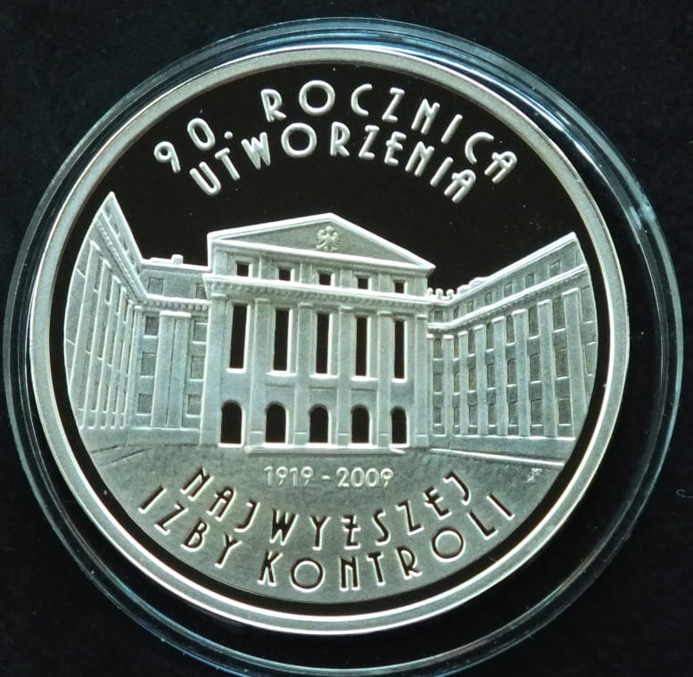 10 zł 90. rocznica utworzenia Najwyższej Izby Kontroli