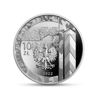 Moneta 10 zł Ochrona polskiej granicy wschodniej