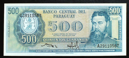 500 Guaranies - Paragwaj 1952 r.