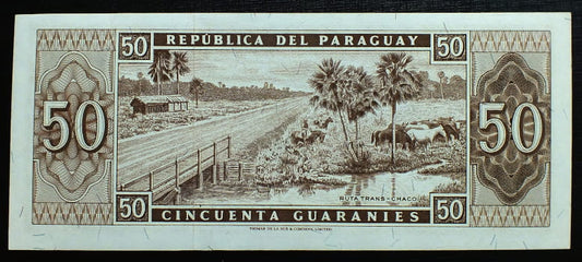 50 Guaranies - Paragwaj 1952 r.