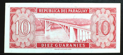 10 Guaranies - Paragwaj 1952 r.