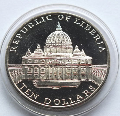 10 dollars Jan Paweł II Liberia
