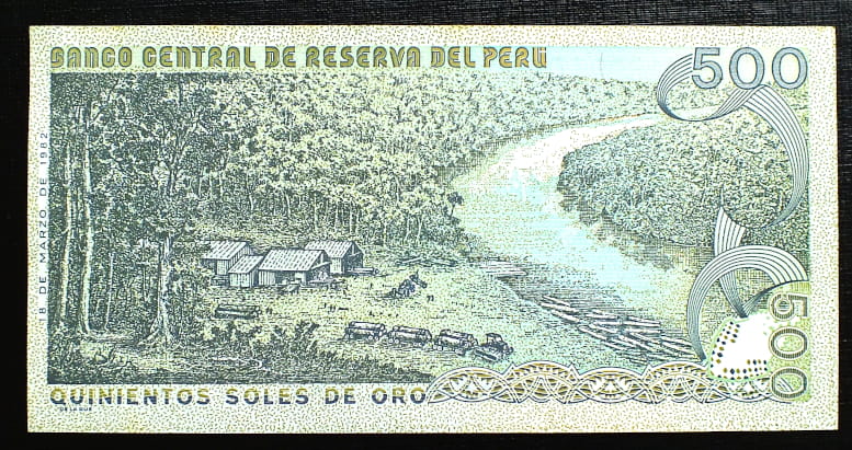 500 Soles de Oro - Peru 1982 r.