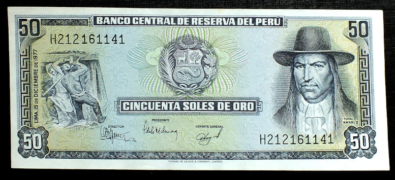 50 Soles de Oro - Peru