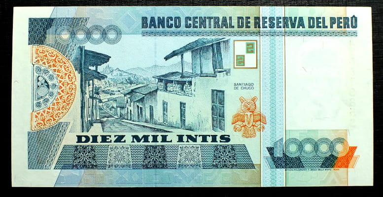 10000 Intis - PERU