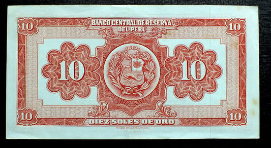 10 Soles de Oro - Peru 1956 r.
