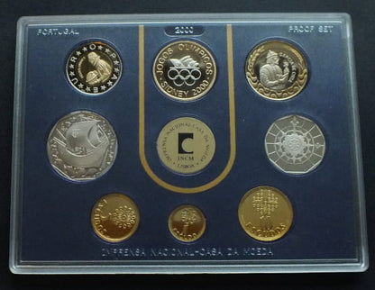 Zestaw monet Portugalia Proof 2000 Sidney