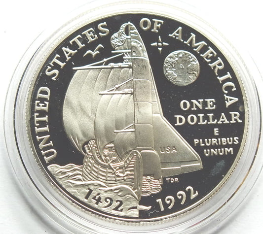 1 USD Columbus Quincentenary P -  UNC