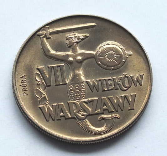 10 zł VII wieków Warszawy - próba