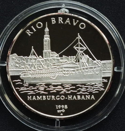 10 pesos Ship Rio Bravo 1998 PROOF