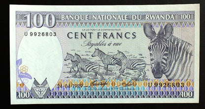 100 Franków - Rwanda