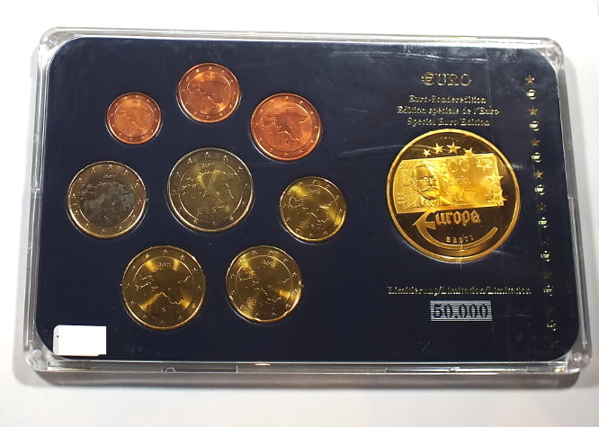 Zestaw euro wersja limitowana + numizmat ESTONIA