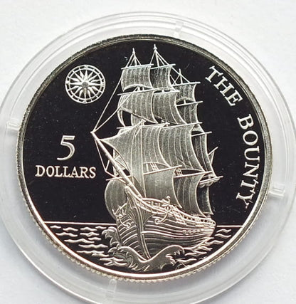5 dollars The Bounty NIUE 1992
