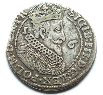 Ort Gdanski 1624 Waza III