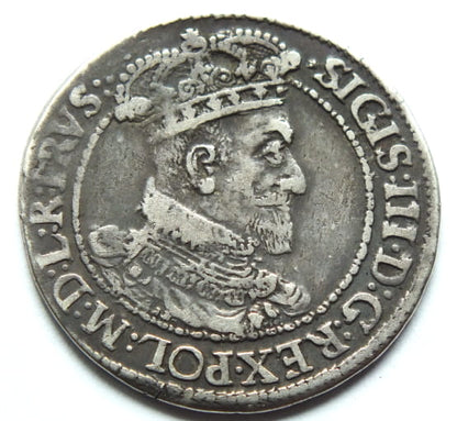 Ort gdanski 1617 Waza III