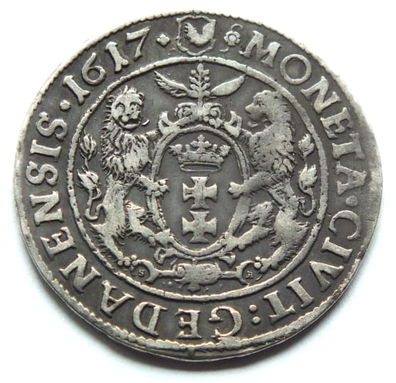 Ort gdanski 1617 Waza III