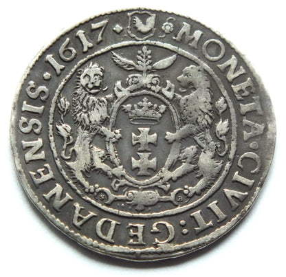 Ort gdanski 1617 Waza III