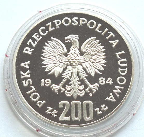 200 zł XIV Zimowe Igrzyska Olimpijskie Sarajewo 1984