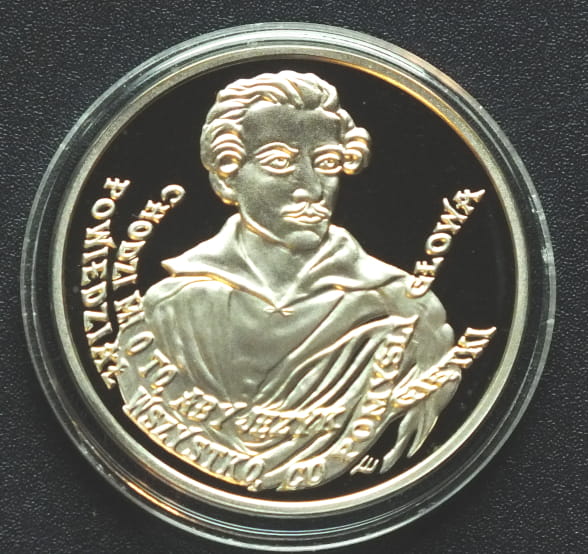 10 zł 150. rocznica śmierci Juliusza Słowackiego (1809 - 1849)