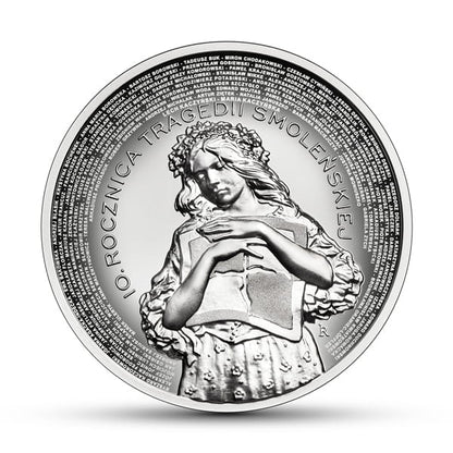 10 zł 10. rocznica tragedii smoleńskiej