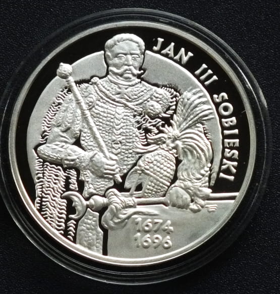 10 zł Jan III Sobieski (1674-1696) - półpostać