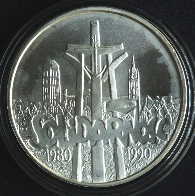 100000 ZŁ SOLIDARNOŚĆ 1990 TYP C 1 OZ