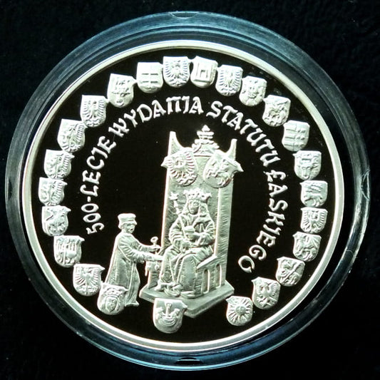 10 zł 500-lecie wydania Statutu Łaskiego