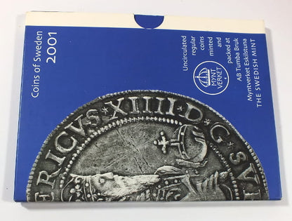 Set coins of Sweden 2001