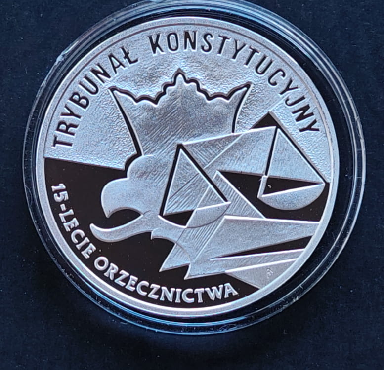 10 zł 15-lecie orzecznictwa Trybunału Konstytucyjnego (1986-2001)