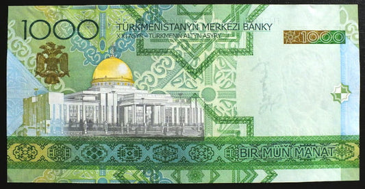 1000 Manat - Turkmenistan 2005 r.