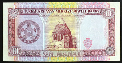 10 Manat - Turkmenistan 1993 r.