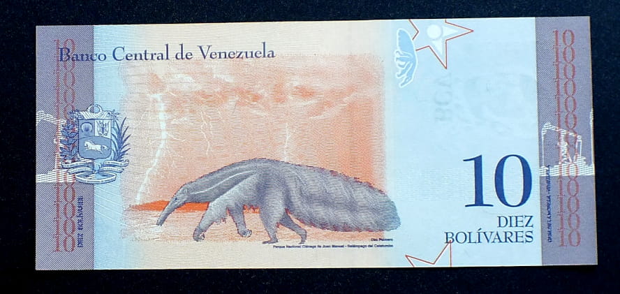 10 Bolivarer - Wenezuela 2018 r.