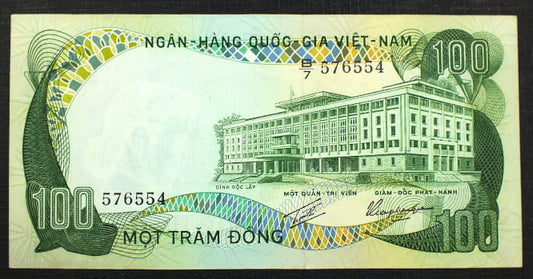 100 Dong - Wietnam Południowy 1972 r.