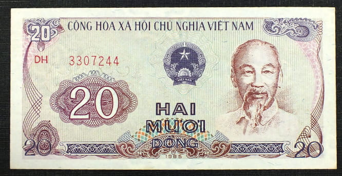 20 Dong - Wietnam 1985 r.