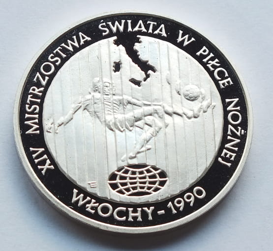 20 000 zł XIV Mistrzostwa Świata w Piłce Nożnej  - Włochy 1990