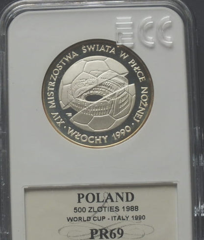 500 zł MŚ w piłce nożnej - Włochy 1990