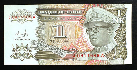 1 Nouveau Likuta - ZAIR 1993 r.