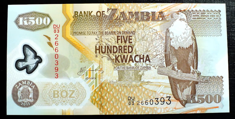 500 Kwacha - Zambia